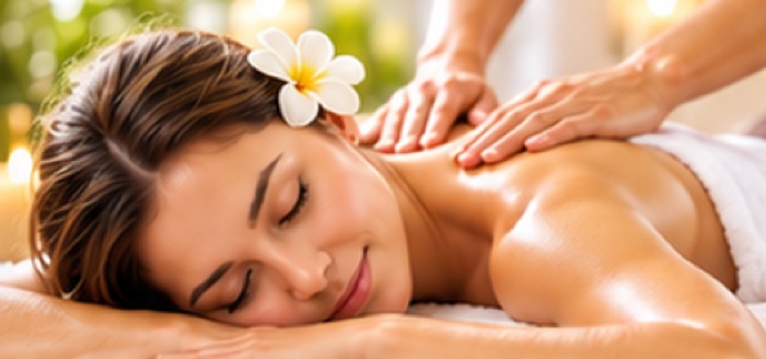 Illustrative massage image from the supplied service guide